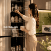 Tủ đựng đồ khô nhà bếp 6 tầng inox 304 âm tủ cao cấp