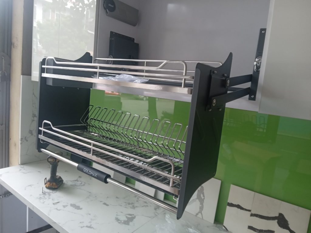 Giá phụ kiện tủ bếp thông minh