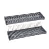 Giá bát đĩa cố định nan oval inox 304 cao cấp phụ kiện tủ bếp trên