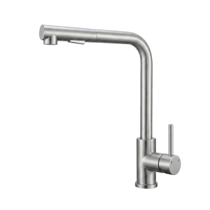 Vòi rửa bát nóng lạnh inox 304 dây rút 2 chế độ nước nóng lạnh cao cấp