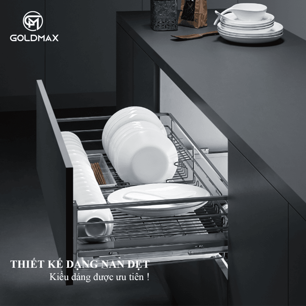 Phụ kiện tủ bếp goldmax inox 304
