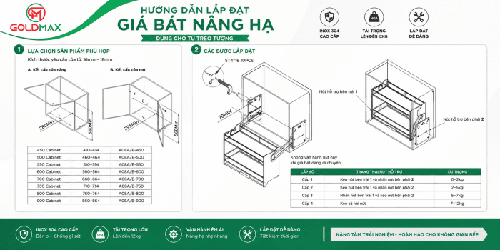 Cách Lắp Đặt Giá Bát Nâng Hạ Chuẩn Kỹ Thuật 2026