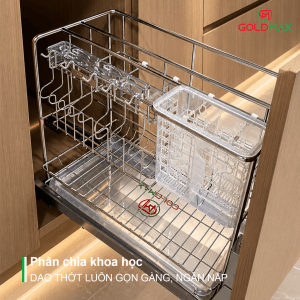 giá để dao thớt nan tròn Essential inox 304
