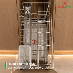 giá để dao thớt nan tròn Essential inox 304