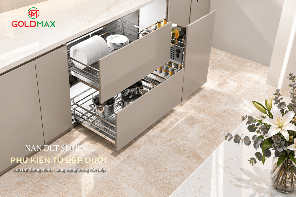 phụ kiện tủ bếp nan dẹt