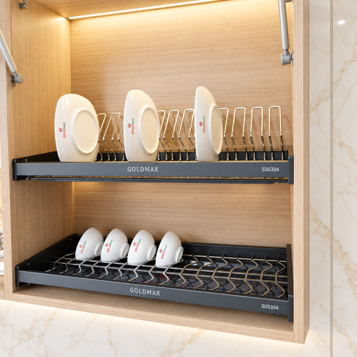 phụ kiện tủ bếp inox 304 cho gia đình ở Lai Châu